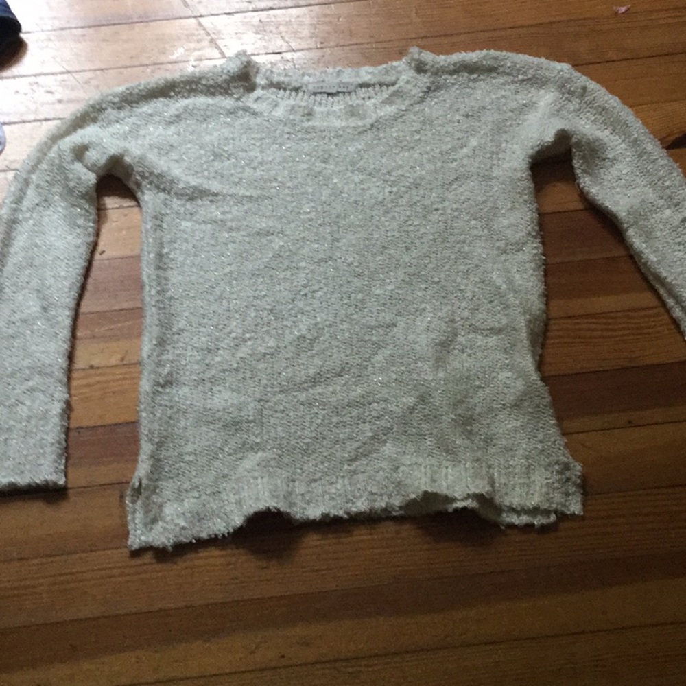 white copper key sweater